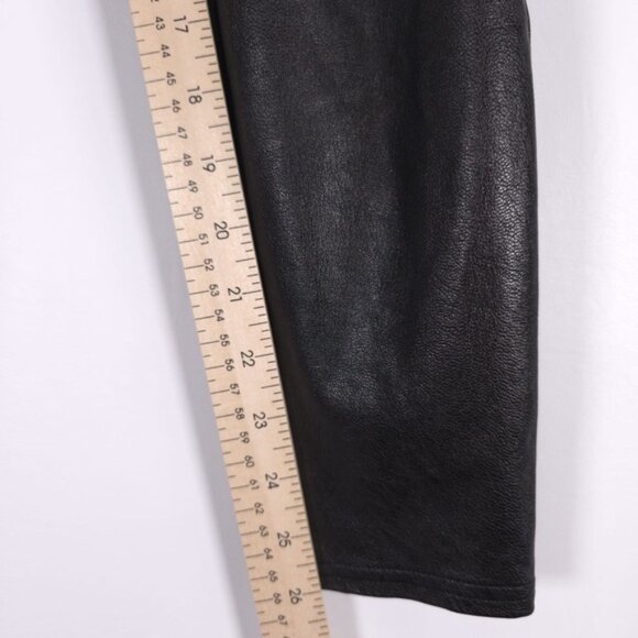 SPANX Faux Leather Black‎ Skinny Leggings Pants Rayon Blend 20282R 25674 SMALL/P - Picture 10 of 13